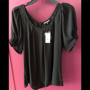 Express black blouse
